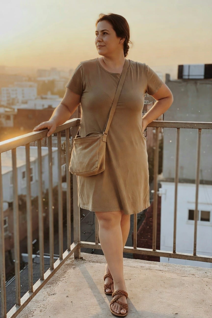 Casual T Shirt Dress For Summer Days