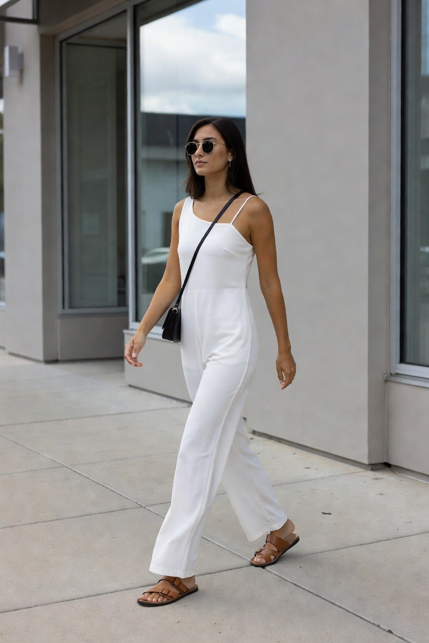 White Jumpsuit Styling