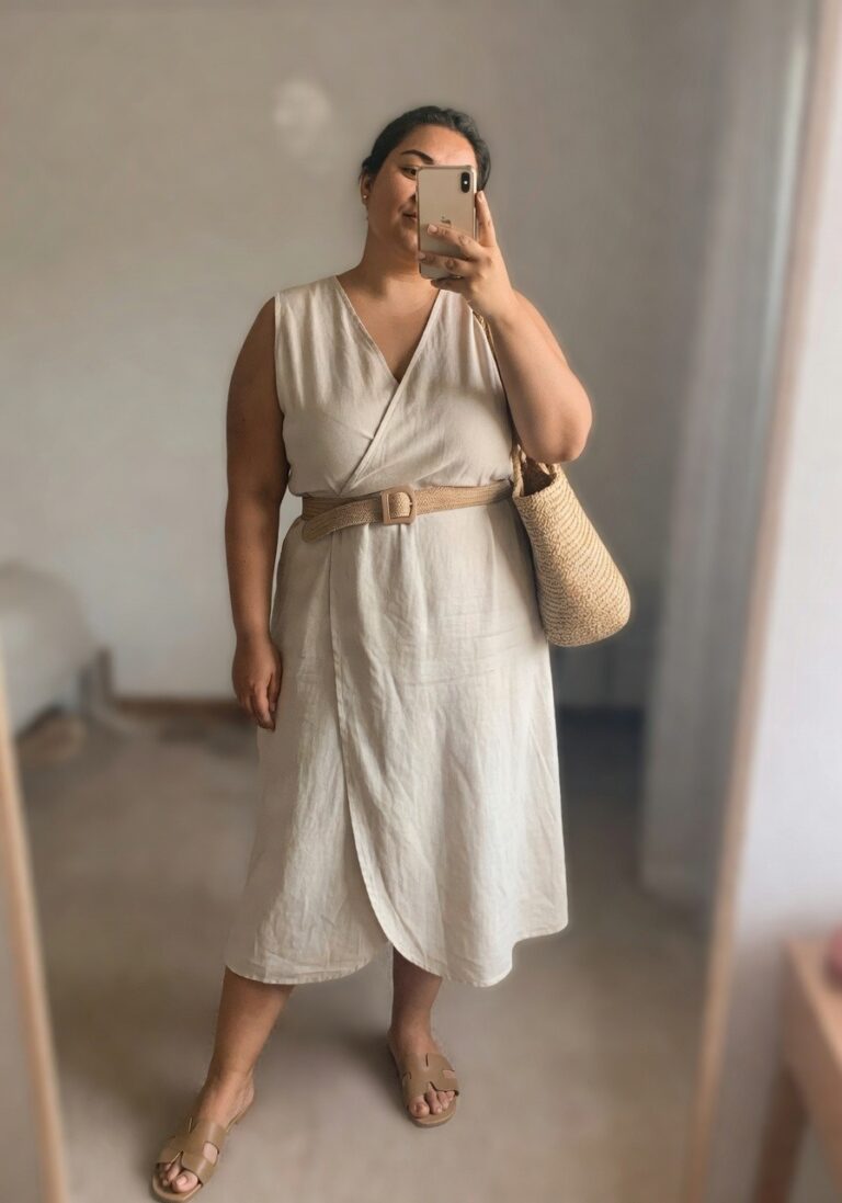 24 Smart Plus Size Apple Shape Summer Outfits That Define the Waist