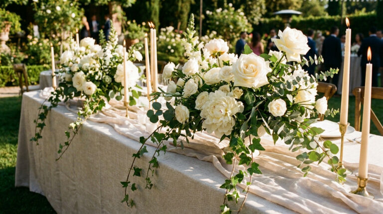 19 Elegant Wedding Decoration Ideas Using Florals, Candles, Draping, and Statement Tables